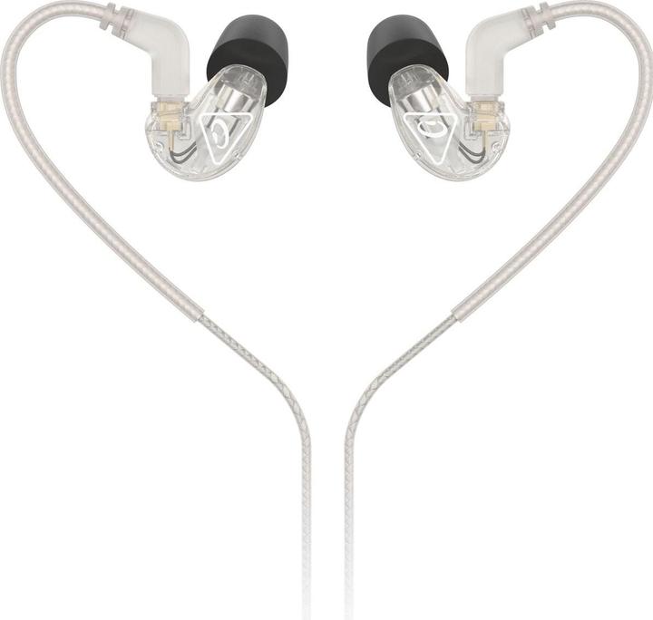 No Name Behringer SD251-CL Słuchawki dokanałowe ze złączem MMCX - przezroczyste (No noise cancellation, Cable)