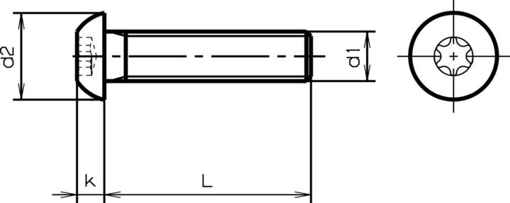 Produktbild Werkstarck Metallschrauben Linsenkopf (100 Schrauben pro Stück)