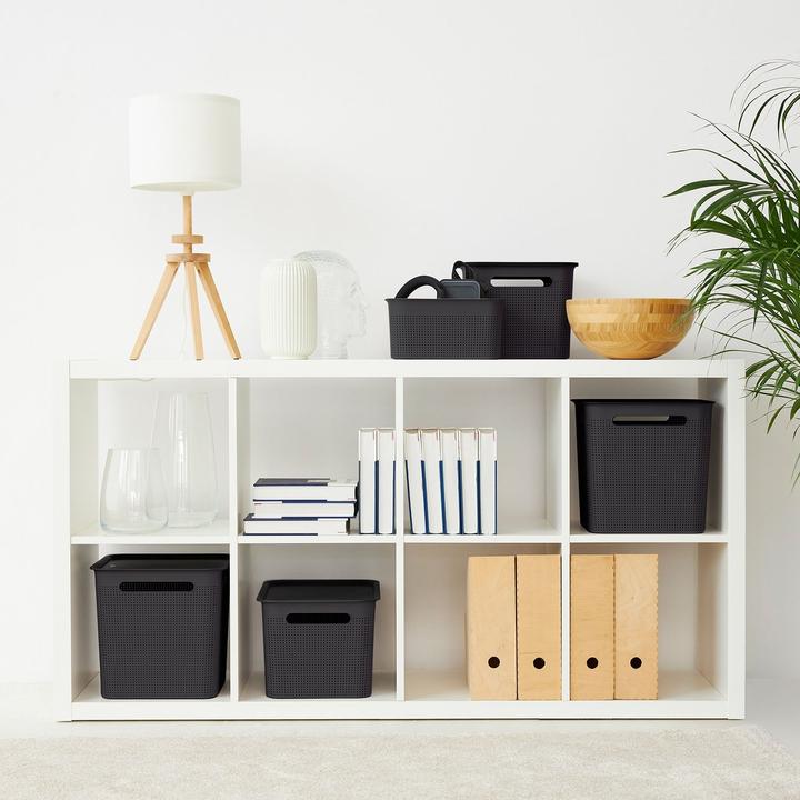 Actual product image Bins and Boxes BRISEN storage box ANTHRAZIT 4.5L - with lid (4.50 l)