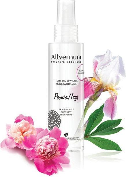 Image du produit Allvernum Nature's Essences Brume parfumée pour le corps (125 ml, Spray parfumé pour le corps et les cheveux, Pivoine)