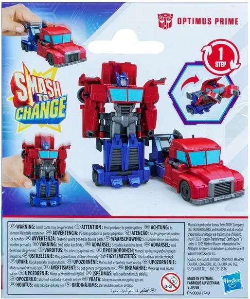 Produktbild Transformers EarthSpark 1-Step Smash Changers Optimus Prime Action-Figur