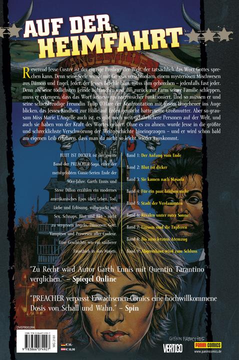 Produktbild Panini Preacher. Blut ist dicker (Deutsch, Garth Ennis, 2007)