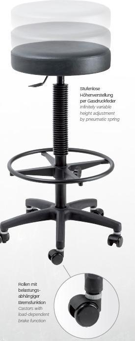 Image du produit K&M 14089 Tabouret de guitare (Siège du batteur)