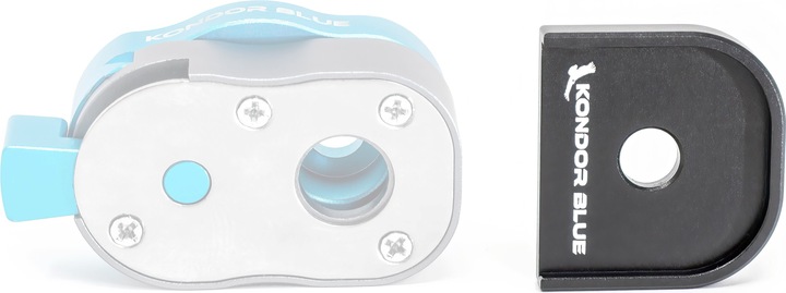 Image du produit Kondor Blue SmallHD Entretoise anti-torsion pour mini plaques à dégagement rapide (gris espace)