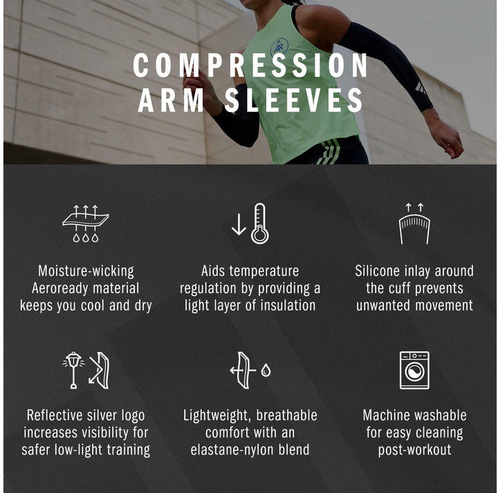 Nährwerte und Zutaten adidas Compression Arm Sleeves (L)