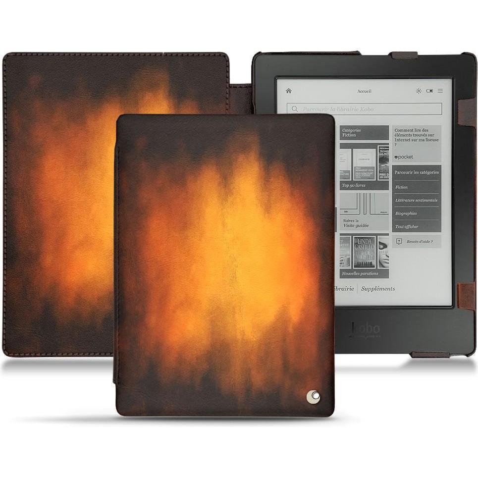 Noreve Lederschutzhülle horizontal (Aura H2O), Tablet Hülle, Violett