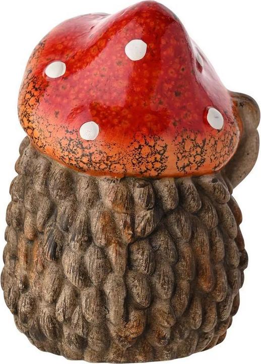 Actual product image Country Living Hedgehog With Toadstool Hat Ornament