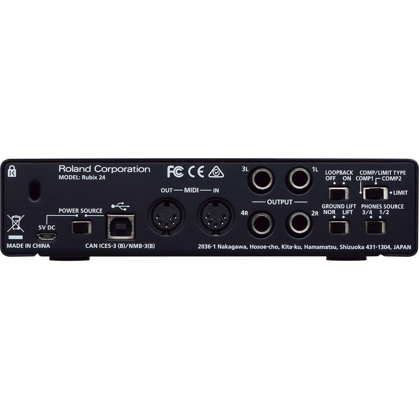 Thumbnail - Roland Rubix 24 (USB), Audio Interface, Schwarz