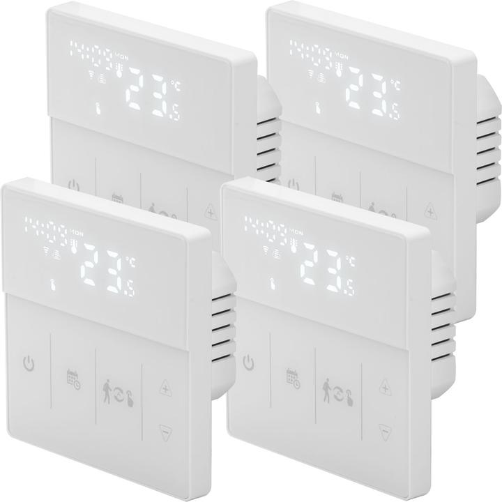 Immagine prodotto Casativo WLAN-Thermostat für Fussbodenheizungen mit App- und Sprachsteuerung, 4er-Set