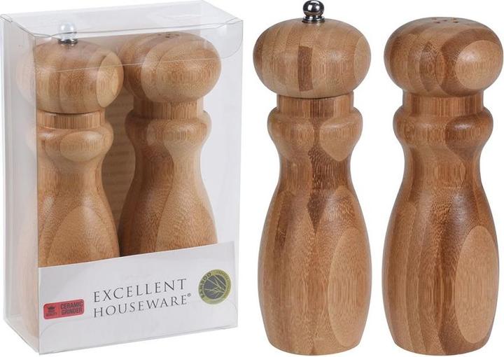 Produktbild Fs-Star Pfeffermühle und Salzstreuer SET Bambus (Pfeffer, Salz)