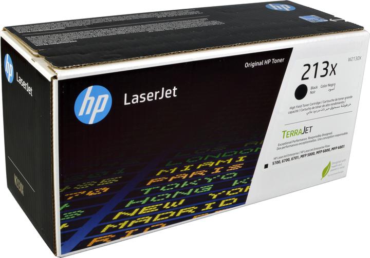 Image du produit HP Cartuccia toner originale nero ad alta capacità LaserJet 213X, 9000 pagine, Nero, 1 pz (CF)