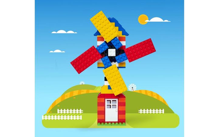 Actual product image Androni Blox bucket 500 parts