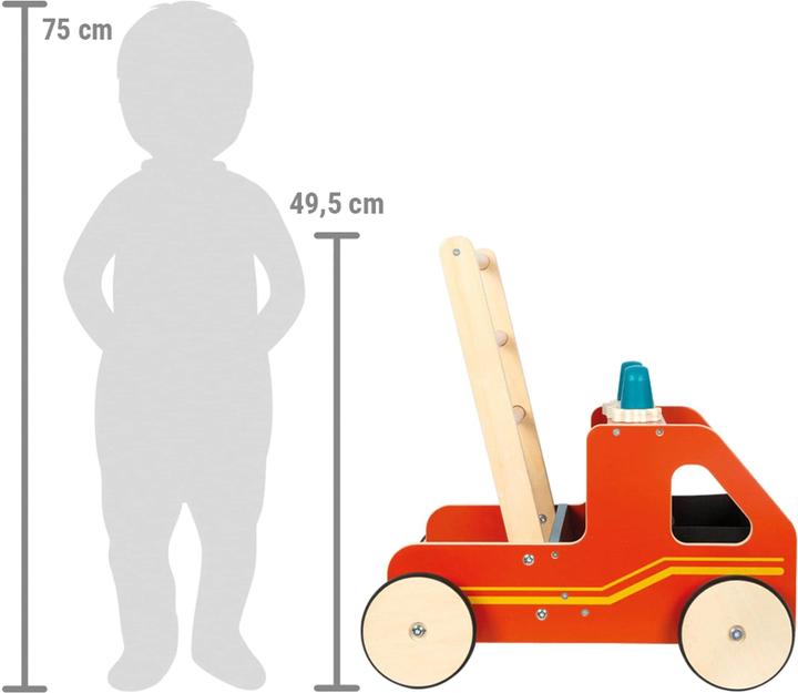 Actual product image small foot Fire Brigade Baby Walker