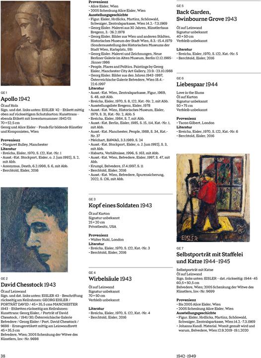 Actual product image Georg Eisler. Werkverzeichnis der Gemälde (English, Ana Petrovic, Christian Huemer, Luisa Ziaja, Marjana Uhde, Stella Rollig, 2024)