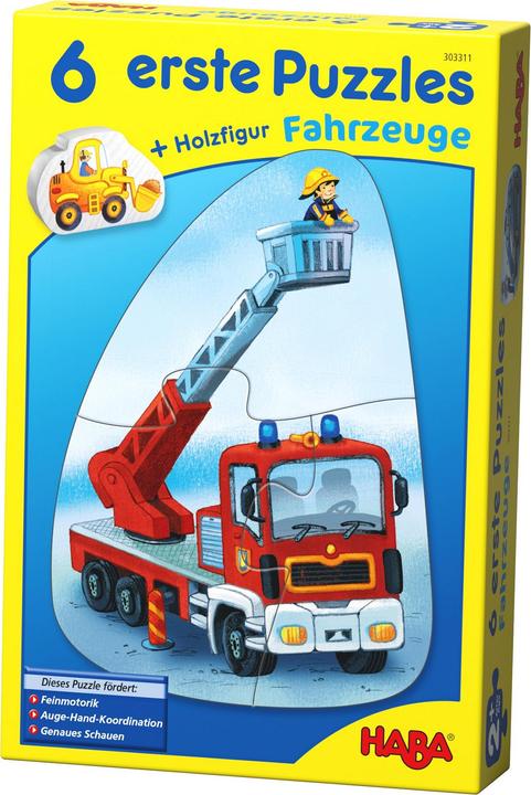 Produktbild Haba 6 erste Puzzles - Fahrzeuge (4 Teile)