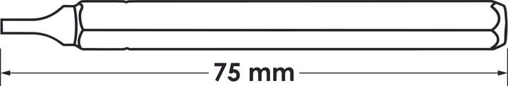 Actual product image Vigor Bit Box ∙ V6068 ∙ Hexagonal6.3 (1/4 inch) ∙ Slotted profile, internal hexagonal profile (Hexagon socket TX)