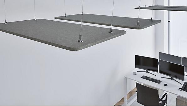 Produktbild eurokraft basic Akustik-Deckenplatte (120 x 60 cm)