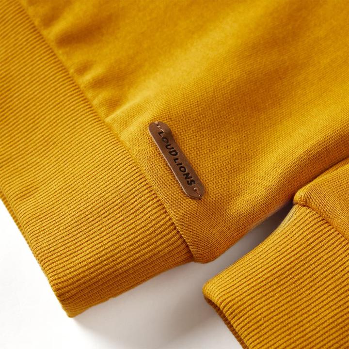 Immagine prodotto VidaXL Felpa da bambino ocra 128,Materiale: 100 % cotone,Colore (128)