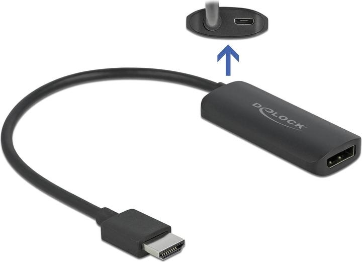 Actual product image Delock HDMI to (DP, 24 cm)