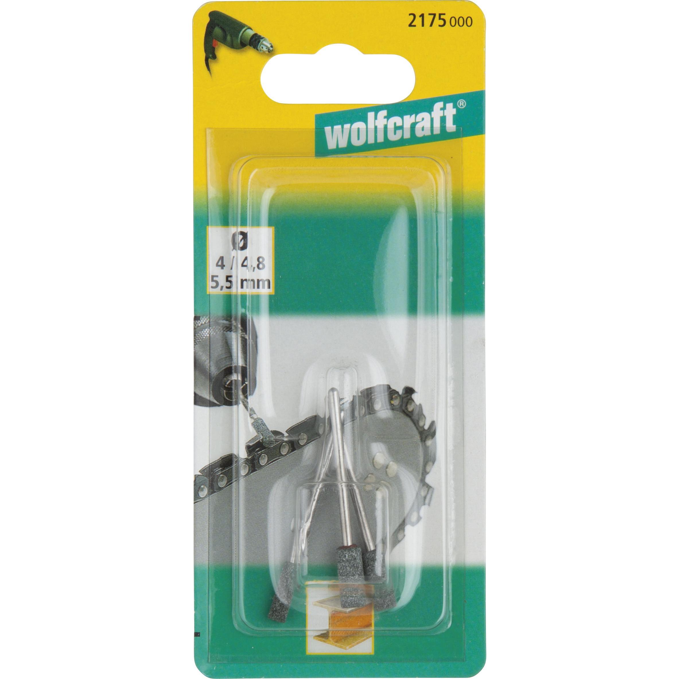Thumbnail - wolfcraft, Schleifmittel, Keramisches Schleifstifte-Set, 3-tlg.