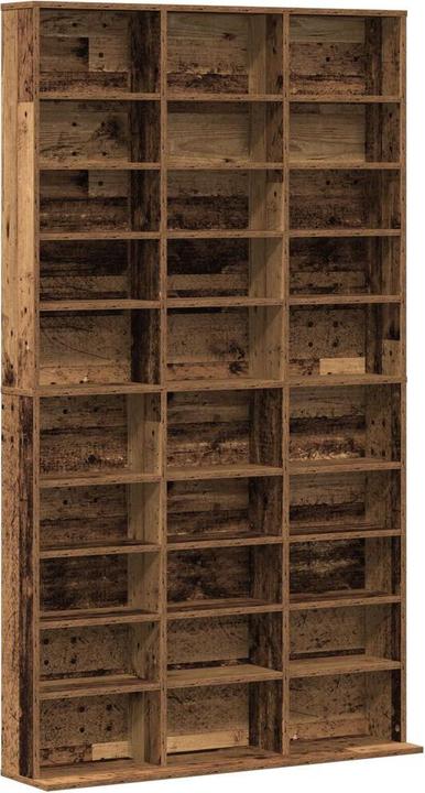 Produktbild VidaXL CD-Regal Altholz 101x23x177,5 cm Holzwerkstoff