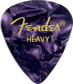 Fender Picks 351 zwaar/paars moto (12) (12 x)