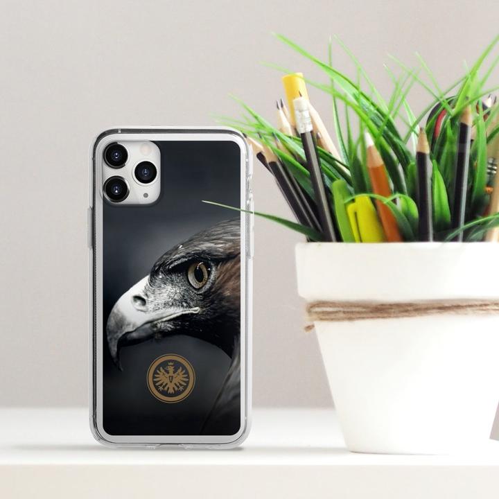 Actual product image DeinDesign Silikon Hülle für Apple iPhone 11 Pro Max Handyhülle Case Smartphone Schutzhülle Adler Eintracht (Apple iPhone 11 Pro Max)