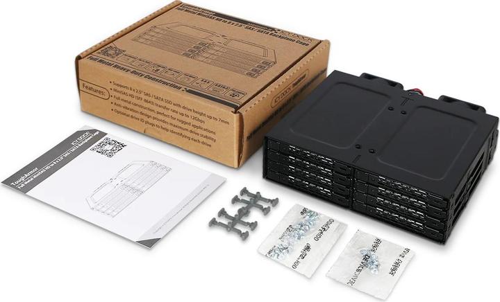 Produktbild Icy Dock ToughArmor MB998IP-B - Gehäuse für Speicherlaufwerke - 2.5" (6.4 cm)