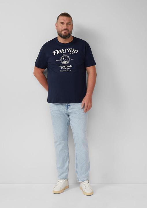 Produktbild S.Oliver T-Shirt Baumwoll-T-Shirt mit Frontprint (XXL)