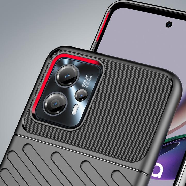 Produktbild Hurtel Thunder Case Hülle für Motorola Moto G13 Silikon Armor Case schwarz (Motorola Moto G13)