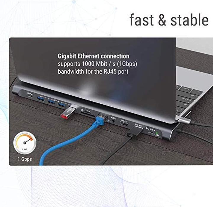 Produktbild XtremeMac Type-C Hub Station - 12 Ports (USB-A, USB-C, 12 Ports)