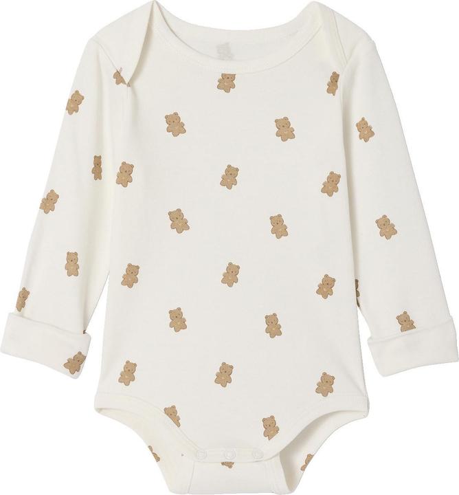 Actual product image Vertbaudet Bio-Kollektion: 5er-Pack mitwachsende Baby Wickelbodys, Langarm (62)