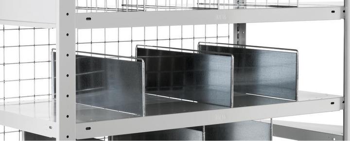 Produktbild META Regalbau Fachteiler durchgehend T500xH400 mm verzinkt META