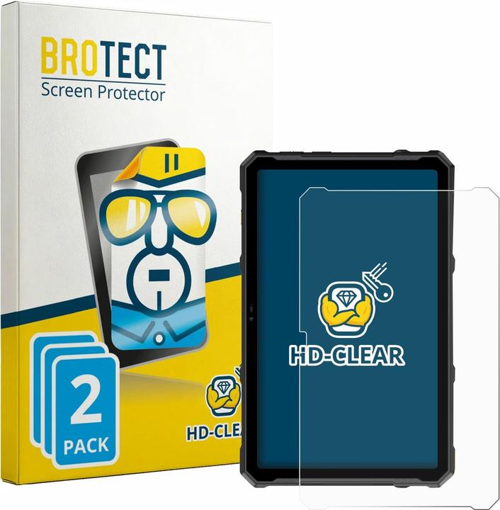 Produktbild BROTECT Schutzfolie für Ulefone Armor Pad 4T Ultra Displayschutz Displayschutzfolie Folie Klar Transparent (2 Stk., Ulefone Armor Pad 4 Ultra)
