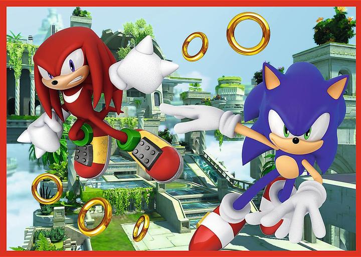 Immagine prodotto Trefl Sonic Puzzle 4 in 1 - Il riccio (70 pezzi)