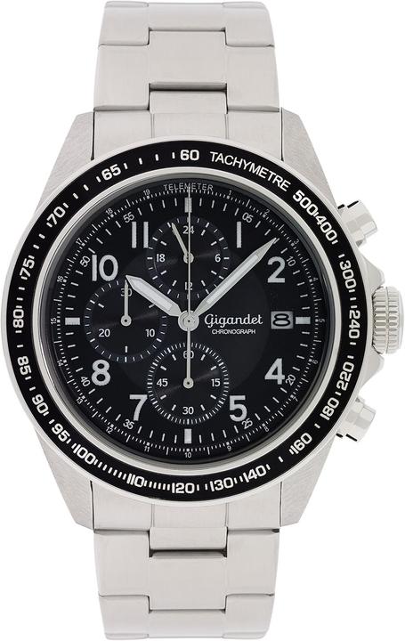 Actual product image Gigandet Analog Chronograph with Tachymeter Scale and 100m Water Resistance (Analogue wristwatch, Chronograph)