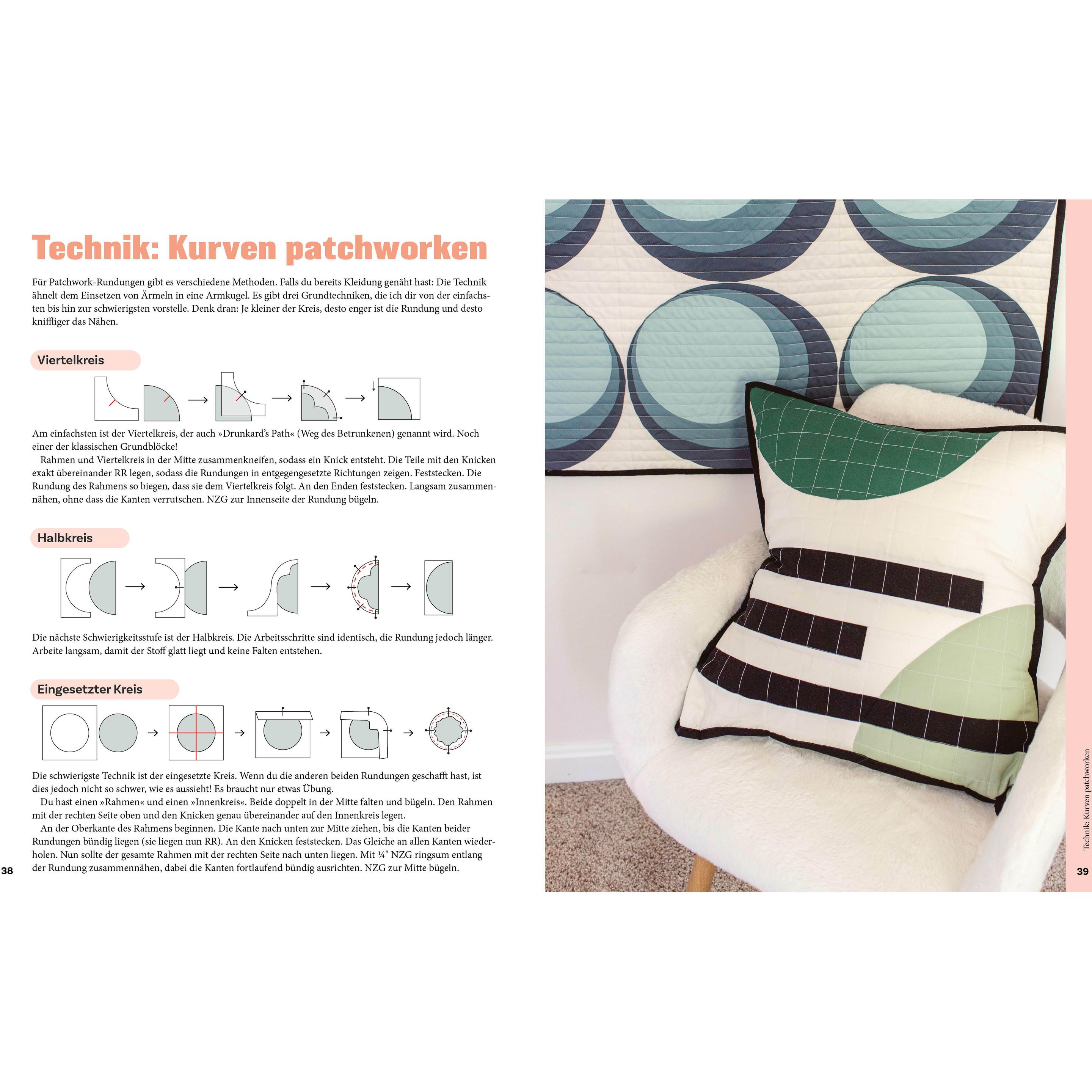 Thumbnail - Modernes Patchwork Design, Ratgeber von Kiley Ferons