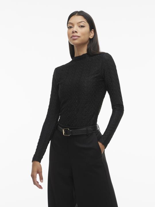 Immagine prodotto Vila VISAGARA Stehkragen Oberteil mit langen Ärmeln (M)