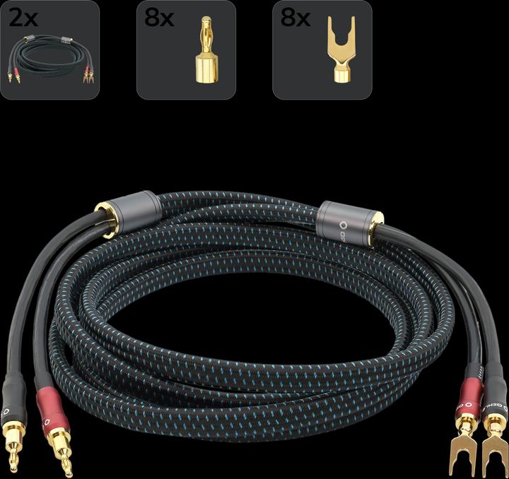 Oehlbach Speaker Cable Transform Dual Plug 2,00m (2 m)