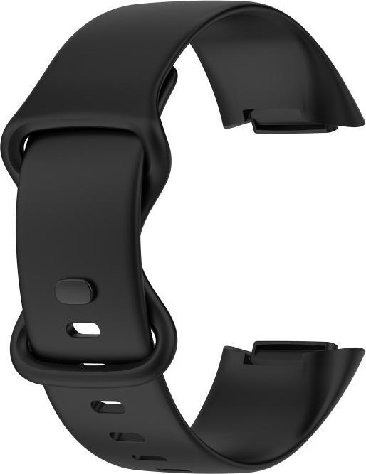 Produktbild Cover-Discount Fitbit Charge 5 - Silikon Sportarmband schwarz (Silikon)