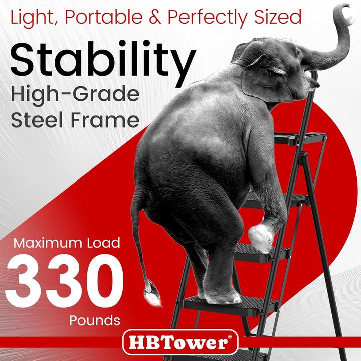 Actual product image HBTower Trittleiter klappbar (Stepladder)