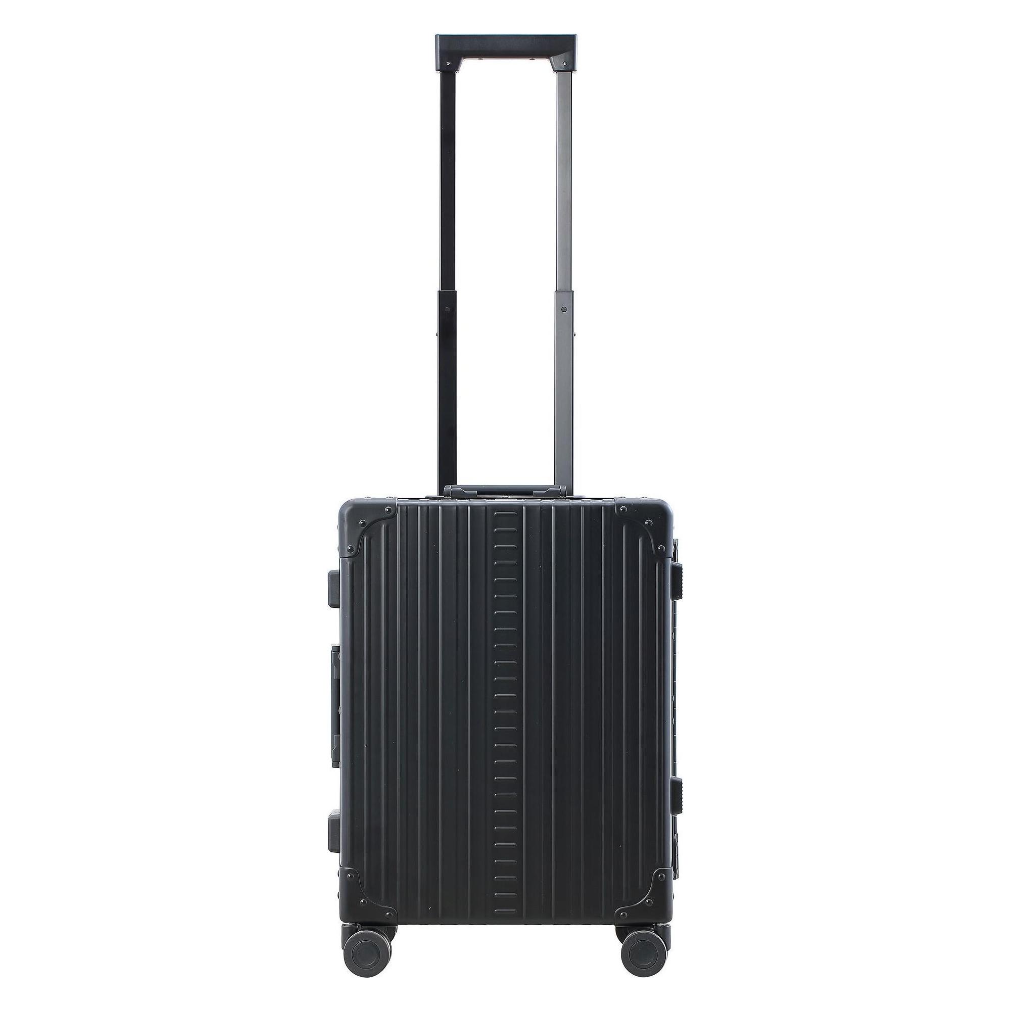 Aleon, Koffer, Traveler Domestic 4-Rollen Kabinentrolley 55 Cm, Schwarz, (46 l)