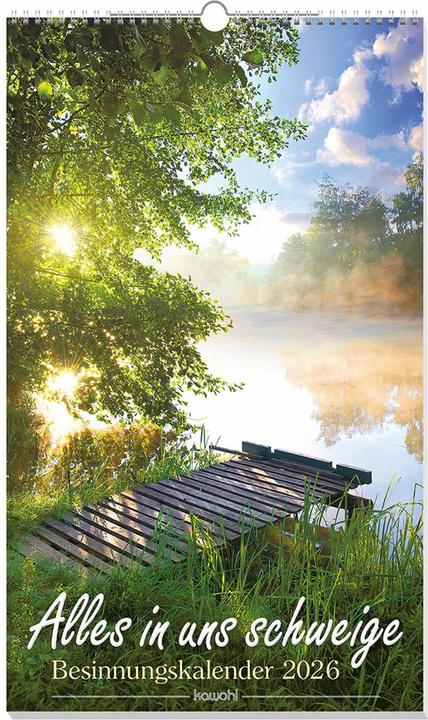 Image du produit Alles in uns schweige 2026 (30 x 50 cm)