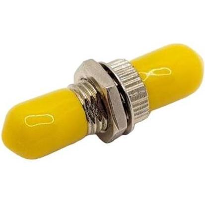 Tecline LWL Kupplung, ST/ST, OS2, Schutzkappen gelb, Accessori di rete