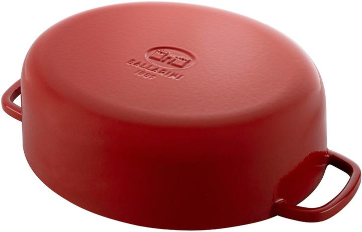 Produktbild Ballarini Bellamonte Cocotte 31 cm, oval, Rot (31 cm, Bräter + Schmortopf, Gusseisen)