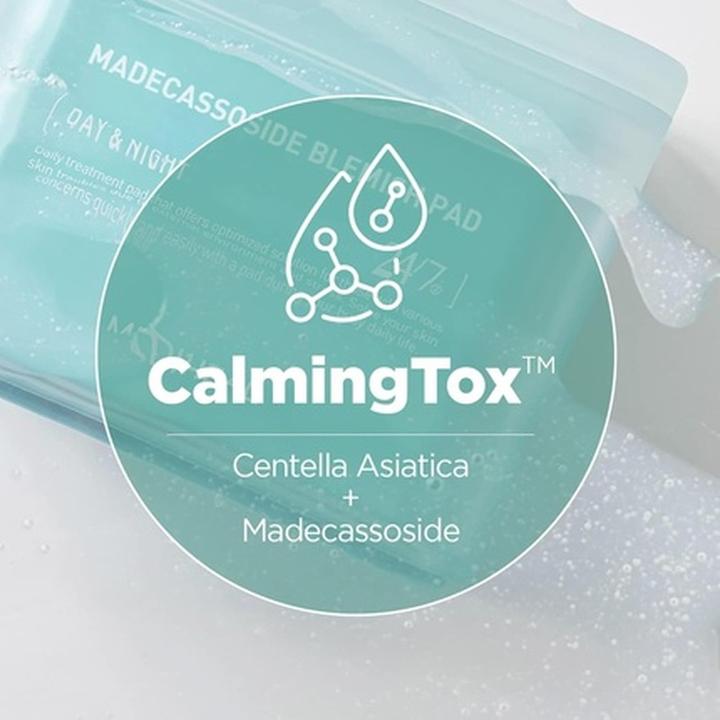 Actual product image Mediheal Cotton Facial Pads with Centella Asiatica Extract 100 Count (Facial cleansing wipes)