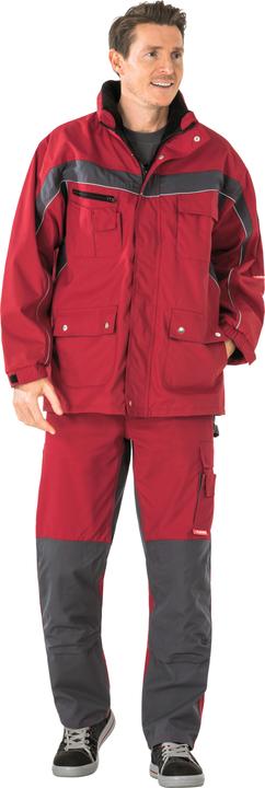 Actual product image Planam Plaline workwear all-weather jacket red slate size XS (XS)