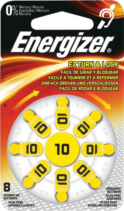 Image du produit Energizer Hearing Aid PR70 (8 pcs, 10, 91 mAh)