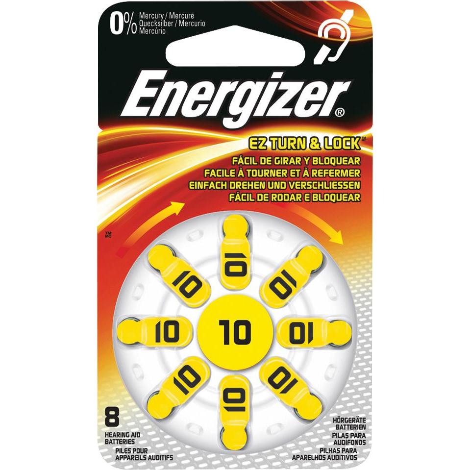 Energizer Hearing Aid PR70 (8 pz., 10, 91 mAh), Batterie + pile