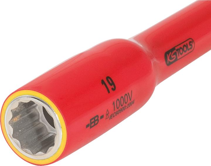 Actual product image KS Tools 3/8" socket with protective insulation (14 mm)